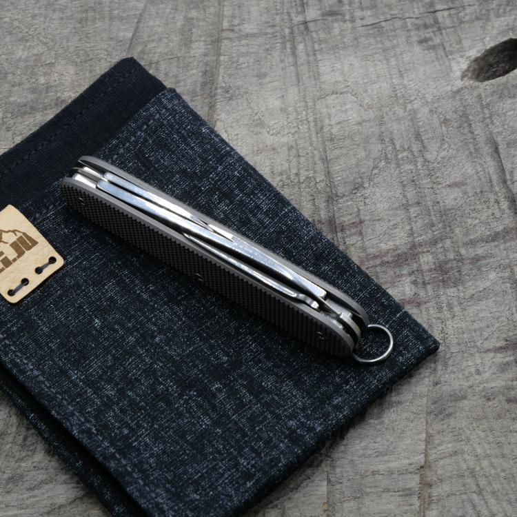 Preview: TITAN - OLDCROSS dark wash - PIONEER - Titan Grade 5  (Ti 6AI 4V)  - 93mm